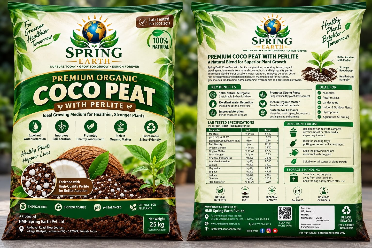 Premium Organic Coco Peat with Perlite